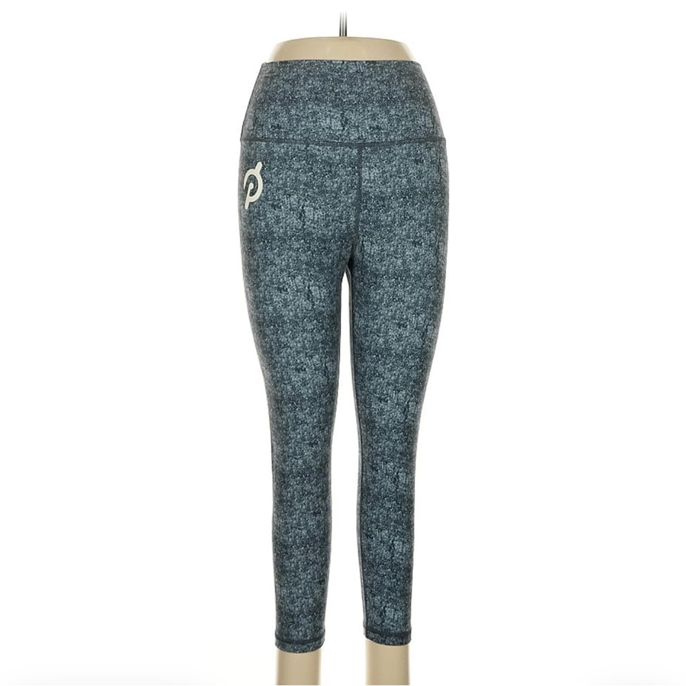 Peloton Blue Space Dye High-Rise Leggings | Size M
